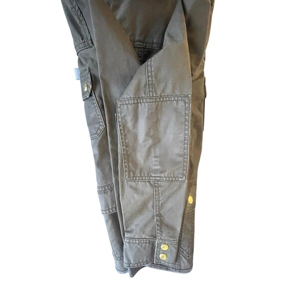 Women's J. Crew The Downtown Field Jacket Waxed Cotton Canvas Black Size PSmall - Picture 11 of 14